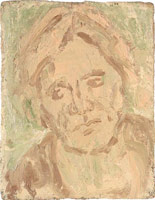 Head of Peggy IV, 2006 / 
      oil on board / 
      24 15/16 x 19 3/16 in. (63.4 x 48.7 cm) / 
      Private collection 