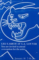 Lili Lakich announcement, 1976