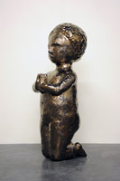 Matt Wedel / 
Boy, 2011 / 
ceramic / 
38 x 14 x 12 1/2 in. (96.5 x 35.6 x 31.8 cm)