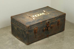Michael C. McMillen / 
Texas, 2006 / 
        vintage trunk, silver spoons & keyless padlock / 
        12 1/2 x 30 x 17 1/2 in. (31.8 x 76.2 x 44.5 cm)