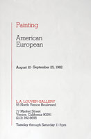 Painting: American European announcement, 1982