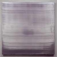 Jason Martin / 
Mirage, 1999 / 
acrylic on aluminum / 
78 3/4 x 78 3/4 x 4 in (200 x 200 x 10 cm) / 
Private collection