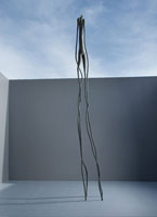 Peter Shelton / 
littlethinman, 2009 / 
bronze / 
143 x 12 x 12 in. (363.2 x 30.5 x 30.5 cm)