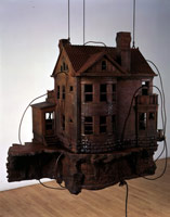 oldwetbrickhouse, 1993 / 
cast bronze and water / 
36 x 42 x 42 in (91.5 x 106.8 x 106.8 cm) / 
Private collection