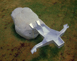 BLACKVAULT falloffstone: Sculpture Inside Outside / 
installation photography, 1988
