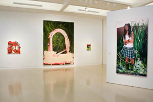 Installation photography, To Live and Paint in L.A.