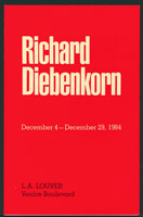 Richard Diebenkorn announcement, 1984