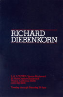 Richard Diebenkorn announcement, 1982