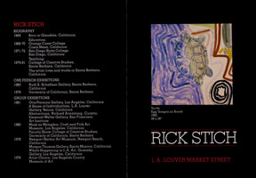 Rick Stich announcement, 1982