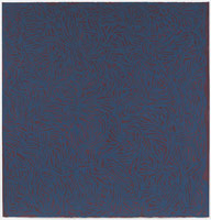 Sol LeWitt / 
Irregular Curves, 2000 / 
      gouache on paper / 
      60 1/2 x 58 3/8 in. (153.7 x 148.3 cm)
