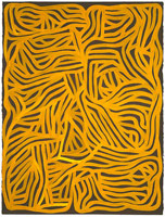 Sol LeWitt / 
Irregular Grid, 2001 / 
      gouache on paper / 
      29 1/2 x 22 1/2 in. (74.9 x 57.2 cm) / 
      Private collection 