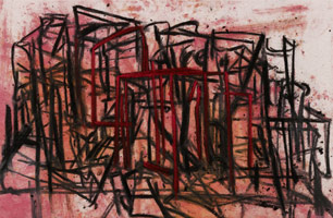 Installation photography<BR>
Tony Bevan: Self-Portraits<BR>
National Portrait Gallery