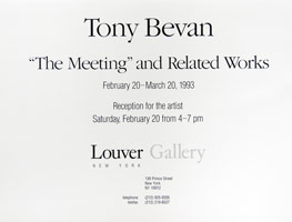 Tony Bevan announcement, 1993
