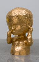 Matt Wedel / 
child, 2007 / 
fired clay, glaze and luster / 
42 x 39 x 36 in. (106.7 x 99.1 x 91.4 cm)