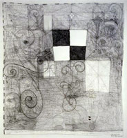 I Ran a Muck #1, 1987 / 
mixed media on paper / 
55 x 48 in (139.7 x 121.9 cm)