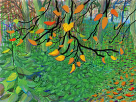 David Hockney: Drawing in a Printing Machine