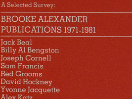 Brooke Alexander Publications 1971 - 81