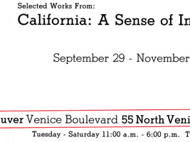 Selected works from California: A Sense of Individualism