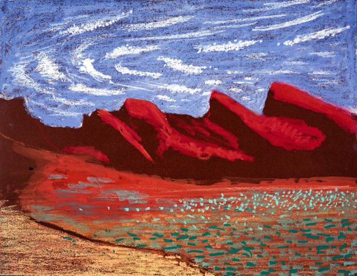 David Hockney Study of the Grand Canyon V | David hockney paintings ...