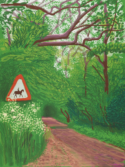 David Hockney: The Arrival of Spring