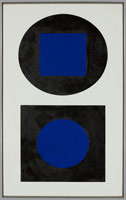 Frederick Hammersley / Legacy, #41 1964 / 
oil on canvas panel / 
50 x 31 in (127 x 78.7 cm)
 / framed: 51 x 31 7/8 in (129.5 x 81 cm) / 
Private collection