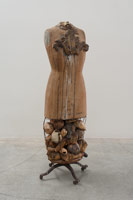 Edward Kienholz / 
Mother Sterling, 1959 / 
mixed media assemblage / 
52 x 18 1/2 x 18 1/2 in (132.1 x 47 x 47 cm) / 
Private collection