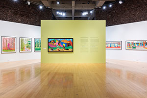 Installation photography / 
David Hockney: Perspective Should Be Reversed / 
Prints from the Collections of Jordan D. Schnitzer and His Family Foundation / 
Photo credit: Palm Springs Art Museum