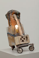 Edward Kienholz / 
Ida Franger, 1960 / 
mixed media assemblage / 
33 3/8 x 16 1/2 x 18 1/2 in (84.8 x 41.9 x 47 cm) / 
Private collection
