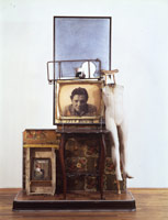 Edward & Nancy Reddin Kienholz / 
The Twilight Home, 1983 / 
mixed media assemblage / 
86 x 52 x 23 in. (218.4 x 132.1 x 58.4 cm) / 
Private collection