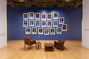 Installation photography / 
David Hockney: Perspective Should Be Reversed / 
Prints from the Collections of Jordan D. Schnitzer and His Family Foundation / 
Photo credit: Palm Springs Art Museum