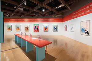 Installation photography / 
David Hockney: Perspective Should Be Reversed / 
Prints from the Collections of Jordan D. Schnitzer and His Family Foundation / 
Photo credit: Palm Springs Art Museum