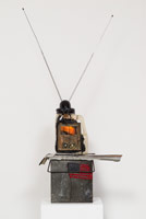 Edward & Nancy Reddin Kienholz / 
Surely Shirley, 1992 / 
mixed media assemblage / 
53 x 19 x 8 in. (134.6 x 48.3 x 20.3 cm) / 
Private collection