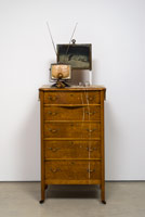 Edward & Nancy Reddin Kienholz / 
Useful Art No. 1 (chest of drawers & tv), 1992 / 
mixed media assemblage / 
76 x 27 x 19 in. (193 x 68.6 x 48.3 cm)