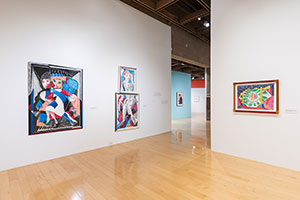 Installation photography / 
David Hockney: Perspective Should Be Reversed / 
Prints from the Collections of Jordan D. Schnitzer and His Family Foundation / 
Photo credit: Palm Springs Art Museum