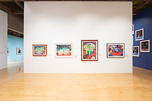 Installation photography / 
David Hockney: Perspective Should Be Reversed / 
Prints from the Collections of Jordan D. Schnitzer and His Family Foundation / 
Photo credit: Palm Springs Art Museum