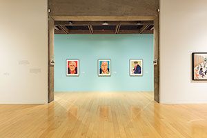 Installation photography / 
David Hockney: Perspective Should Be Reversed / 
Prints from the Collections of Jordan D. Schnitzer and His Family Foundation / 
Photo credit: Palm Springs Art Museum