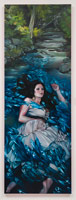 Rebecca Campbell / 
Ophelia, 2013 / 
oil on canvas / 
108 x 38 in. (274.3 x 96.5 cm) / Private collection