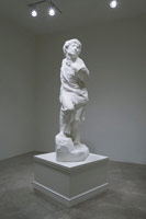 Sui Jianguo / 
Bound Slave, 1998 / 
Painted cast bronze / 
90 1/2 x 31 1/2 x 23 1/2 in. (230 x 80 x 60 cm)
