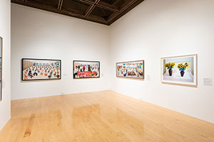 Installation photography / 
David Hockney: Perspective Should Be Reversed / 
Prints from the Collections of Jordan D. Schnitzer and His Family Foundation / 
Photo credit: Palm Springs Art Museum