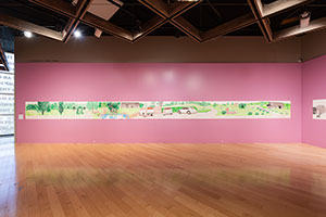 Installation photography / 
David Hockney: Perspective Should Be Reversed / 
Prints from the Collections of Jordan D. Schnitzer and His Family Foundation / 
Photo credit: Palm Springs Art Museum