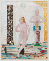 Charles Garabedian / 
Salome IV, 2011 / 
acrylic on paper / 
59 3/4 x 47 3/4 in. (151.8 x 121.3 cm)