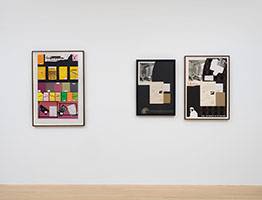 Installation photography, R.B. Kitaj: Collages and Prints, 1964-1975