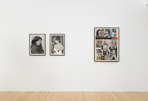 Installation photography, R.B. Kitaj: Collages and Prints, 1964-1975
