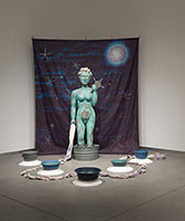 Installation photography / 
Alison Saar: Of Aether and Earthe / 
Benton Museum of Art at Pomona College