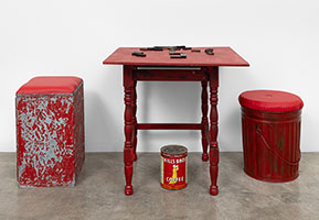 Alison Saar / 
Meet Me at the Crossroads: Ruby's Soul Service Station (detail), 2025-26 / 
Mixed media installation / 
© Alison Saar / 
Photo by Matthew Emonson