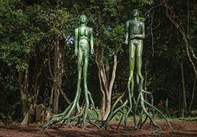 Alison Saar / 
Tree Souls, 1994-2024 / 
bronze / 
192 x 252 x 108 in. (487.7 x 640.1 x 274.3 cm) / 
Installed at Freedom Monument Sculpture Park, Montgomery, AL, 2024 / 
Collection Equal Justice Initiative (EJI) / 
Images courtesy of EJI