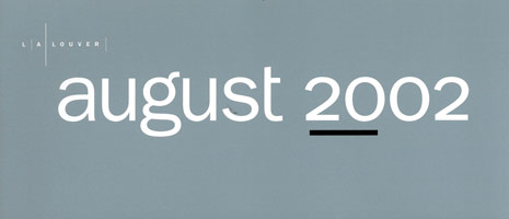 August 2002 Group Show announcement