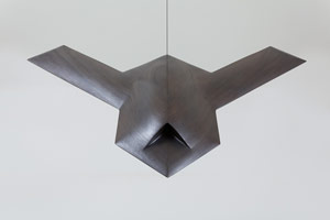 Ben Jackel / 
Phantom Works, 2013 / 
mahogany, graphite and ebony / 
5 x 33 x 46 in. (12.7 x 83.8 x 116.8 cm)