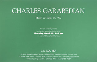 Charles Garabedian announcement, 1992