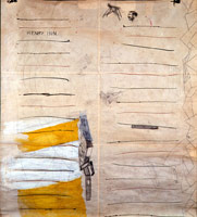 Charles Garabedian / 
Henry Inn No. 1, 1970  / 
acrylic and pencil on paper  / 
106 x 95 in. (269.2 x 241.3 cm)